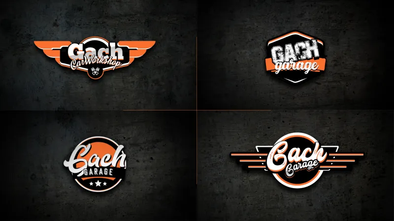 Projekt logo garage